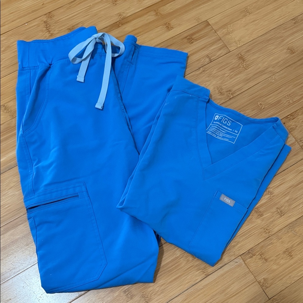 Figs women's Vibrant Blue Pants